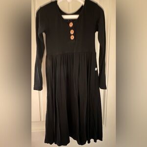 Posh Peanut Black dress 5T